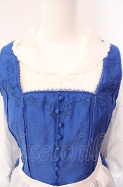 画像2: Secret Honey / Little town Dress （Beauty and the Beast ver. ドレス 2 ブルーｘシロ O-25-08-05-027-CA-OP-YM-OS