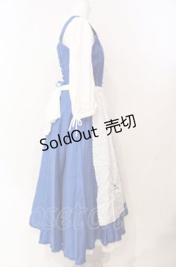 画像4: Secret Honey / Little town Dress （Beauty and the Beast ver. ドレス 2 ブルーｘシロ O-25-08-05-027-CA-OP-YM-ZT0807A