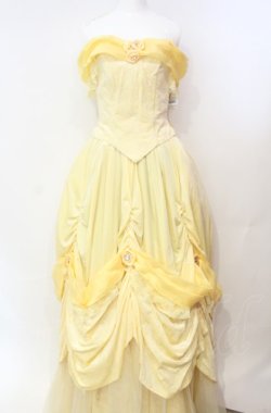 画像1: Secret Honey / Greeting Dress (Beauty and the Beast ver　ドレス 2 イエロー O-25-08-05-028-CA-OP-YM-OS