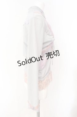 画像3: Ozz oneste / ボレロ付きレースアップキャミソール  グレー×ピンク×ラベンダー O-25-08-07-031-OO-TO-OW-OS