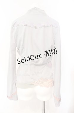 画像4: Ozz oneste / ボレロ付きレースアップキャミソール  グレー×ピンク×ラベンダー O-25-08-07-031-OO-TO-OW-OS