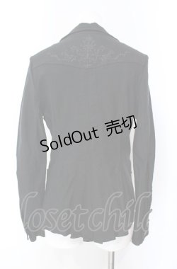 画像3: Ozz oneste / アシメデザインストレッチジャケット  クロ O-25-08-07-033-OO-JA-OW-OS