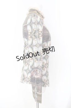 画像3: Ozz oneste / 天使柄ブラウス  カーキグリーン系 O-25-08-07-040-OO-BL-OW-OS