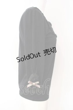 画像3: axes femme / 薔薇モチーフ使いプルオーバー M クロ O-25-08-07-043-AX-TO-OW-OS