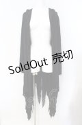 DARK IN LOVE / Retro baggy casual punk overwear　カーディガン L ブラック O-25-08-07-046-PU-TO-OW-OS