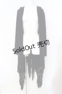 DARK IN LOVE / Retro baggy casual punk overwear　カーディガン L ブラック O-25-08-07-046-PU-TO-OW-OS