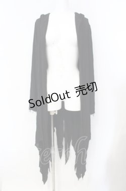 画像1: DARK IN LOVE / Retro baggy casual punk overwear　カーディガン L ブラック O-25-08-07-046-PU-TO-OW-OS