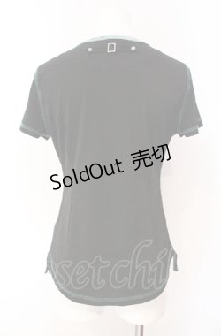 画像3: Ozz Croce / 蜘蛛メッシュレイヤードカットソー  ブラック O-25-08-07-047-OO-TO-OW-OS