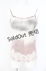 gouk / 和柄キャミソール  ベージュ×レッド O-25-08-07-049-GO-TO-OW-OS