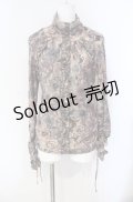 Ozz Croce / 総柄ハイネックプルオーバー  ベージュ O-25-08-07-050-OO-TO-OW-OS