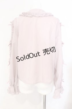 画像3: Chalmiere / フリルブラウス  ピンク O-25-08-07-061-LO-BL-IG-OS