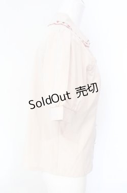 画像3: axes femme POETIQUE / ストロベリー刺繍ブラウス  ピンク O-25-08-07-063-AX-BL-IG-OS