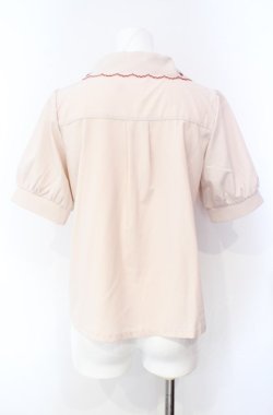 画像4: axes femme POETIQUE / ストロベリー刺繍ブラウス  ピンク O-25-08-07-063-AX-BL-IG-OS