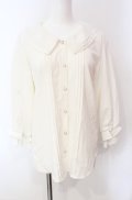 axes femme POETIQUE / レース襟ブラウス  シロ O-25-08-07-072-AX-BL-IG-OS