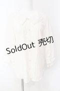 axes femme POETIQUE / レース襟ブラウス  シロ O-25-08-07-072-AX-BL-IG-OS