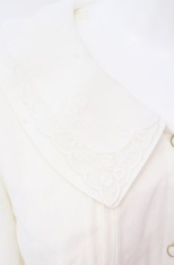画像2: axes femme POETIQUE / レース襟ブラウス  シロ O-25-08-07-072-AX-BL-IG-OS