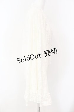 画像3: axes femme / 起毛レース姫袖風ボレロ  シロ O-25-08-07-074-AX-TO-IG-OS