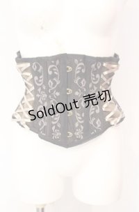 abilletage / アンティークリエールミニショートコルセット 3 ブラウン O-25-08-07-075-GO-ZA-IG-OS