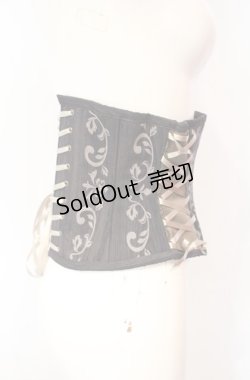 画像2: abilletage / アンティークリエールミニショートコルセット 3 ブラウン O-25-08-07-075-GO-ZA-IG-OS