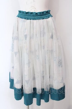 画像1: axes femme / パッチワーク柄スカート/ミュルーズ染織美術館コラボ   O-25-08-07-080-AX-SK-IG-OS