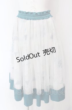 画像1: axes femme / パッチワーク柄スカート/ミュルーズ染織美術館コラボ   O-25-08-07-080-AX-SK-IG-OS