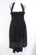 PEACE NOW / シャーリングホルターパンツ M ブラック O-25-08-07-002-PU-PA-IG-OS