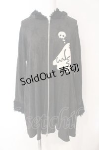 PEACE NOW / スターラメパーカー M ブラック O-25-08-07-092-PU-TO-IG-OS