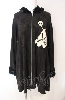 画像1: PEACE NOW / スターラメパーカー M ブラック O-25-08-07-092-PU-TO-IG-OS