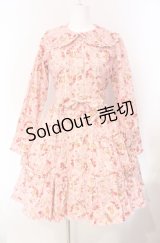 metamorphose / ガーデニングくまちゃんワンピース  ピンク O-25-08-07-009-ME-OP-IG-OS