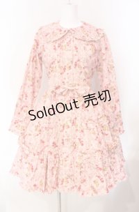 metamorphose / ガーデニングくまちゃんワンピース  ピンク O-25-08-07-009-ME-OP-IG-OS