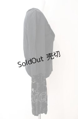 画像2: BPN / 透かしフロッキーカットソー M ブラック O-25-08-07-094-GO-TO-IG-OS