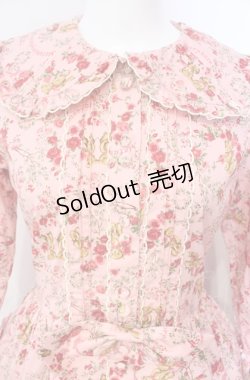 画像2: metamorphose / ガーデニングくまちゃんワンピース  ピンク O-25-08-07-009-ME-OP-IG-OS