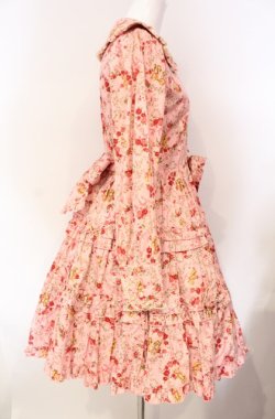 画像3: metamorphose / ガーデニングくまちゃんワンピース  ピンク O-25-08-07-009-ME-OP-IG-OS