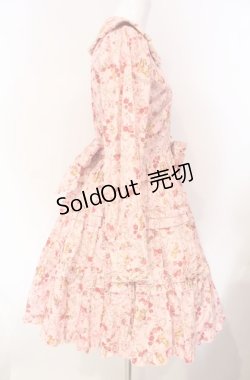 画像3: metamorphose / ガーデニングくまちゃんワンピース  ピンク O-25-08-07-009-ME-OP-IG-OS