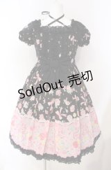 Angelic Pretty / Powder Roseワンピース  クロ O-25-08-07-011-AP-OP-IG-OS
