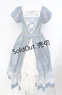 promise（海外ロリィタ） / クラシックロリータワンピースドレス  グリーン O-25-08-07-014-LO-OP-IG-OS