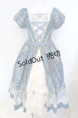 画像1: promise（海外ロリィタ） / クラシックロリータワンピースドレス  グリーン O-25-08-07-014-LO-OP-IG-OS