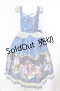 metamorphose / Dress roomバッスルジャンパースカート(ミディ)  インクブルー O-25-08-07-003-ME-OP-IG-OS