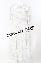 m petit by misako / トワルドジュイワンピース 3L 生成り×ブルー系 O-25-08-07-016-LO-OP-IG-OS