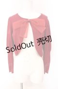 Maison de FLEUR / Snow Whiteニットカーディガン F ダークレッド O-25-08-07-019-LO-TO-OW-OS