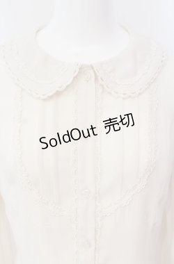 画像2: Innocent World / スカラップレースブラウス M キナリ O-25-08-07-020-IW-BL-OW-OS