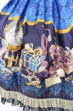 画像3: metamorphose / Dress roomバッスルジャンパースカート(ミディ)  インクブルー O-25-08-07-003-ME-OP-IG-OS