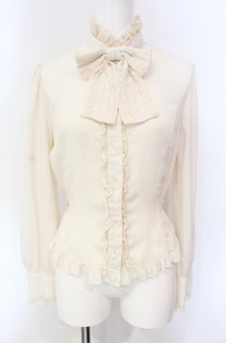 画像1: Innocent World / ローズレースブラウス M キナリ O-25-08-07-021-IW-BL-OW-OS