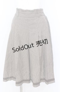 axes femme / 千鳥格子ハーフパンツ M ブラウン O-25-08-08-001-AX-PA-IG-OS