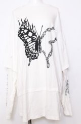 Candy Stripper / FIRE BUTTERFLY LAYERED  トップス  ホワイト O-25-08-08-027-PU-TO-IG-OS