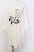 Candy Stripper / CLEVER OATH BIG BIG TEE Tシャツ  ホワイト O-25-08-08-028-PU-TO-IG-OS