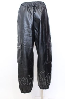 画像3: NieR Clothing / PU LEATHER 4POCKET PANTS【内側ふわもこ防寒】 パンツ  ブラック O-25-08-08-003-PU-PA-IG-OS