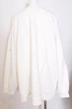 画像4: Candy Stripper / FIRE SKULL DAMAGE SWEAT スウェット  ホワイト O-25-08-08-030-PU-TO-IG-OS