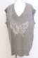 画像1: Candy Stripper / FIRE BUTTERFLY DAMAGE VEST ベスト  グレー O-25-08-08-031-PU-TO-IG-OS (1)
