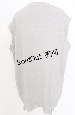 画像3: Candy Stripper / FIRE BUTTERFLY DAMAGE VEST ベスト  グレー O-25-08-08-031-PU-TO-IG-OS